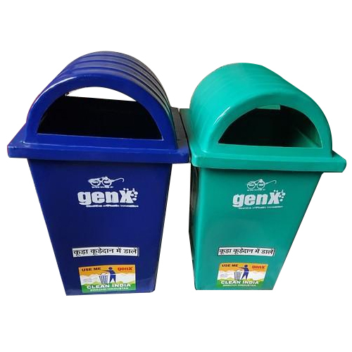 Genex Green, Blue Twin Litter Bins