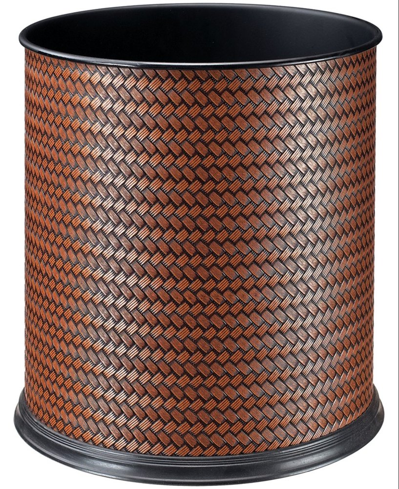 Stainless Steel Leather Dustbin