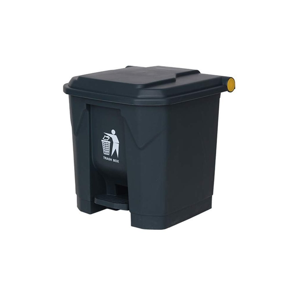 Foot Pedal Cylindrical PVC Garden Dustbin, Capacity: 100 L