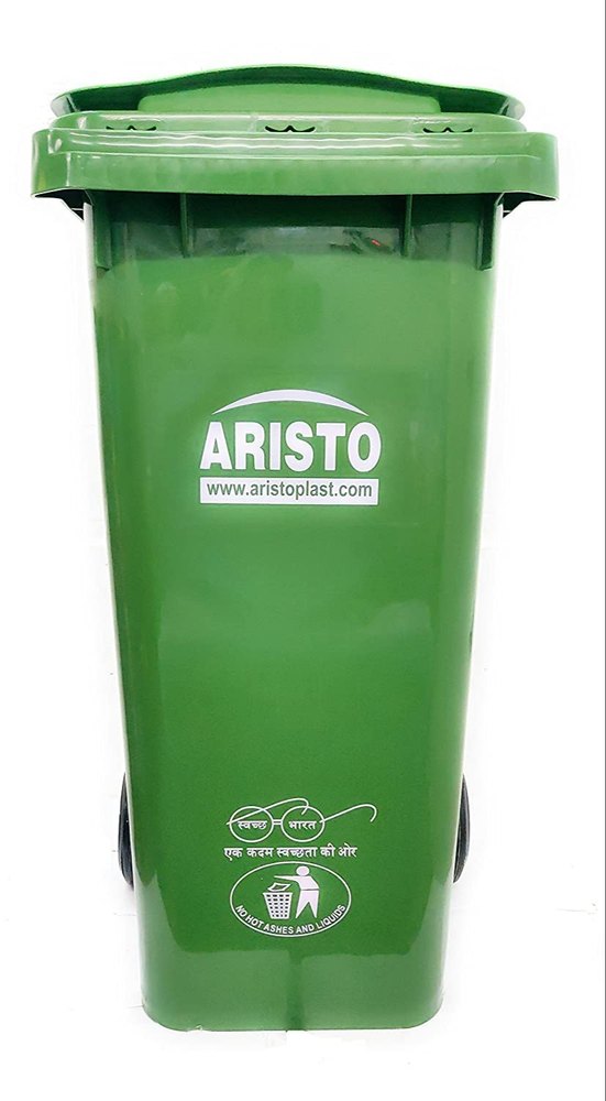 Plastic 120 Litre Aristo Wheel Garbage Waste Garden Bin