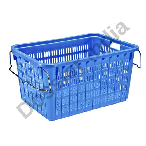 Blue Plastic Basket