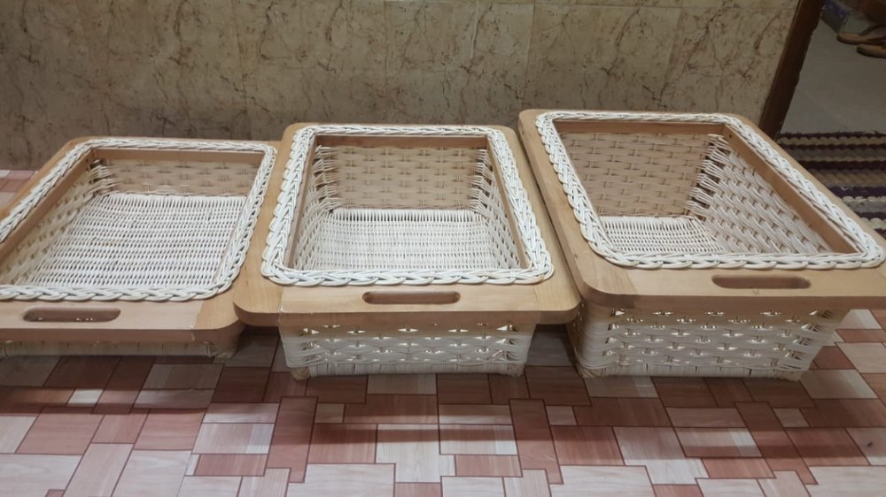 Brown Wooden Kitchen Wicker Basket, Size: 18x22 Height 4.6.8.