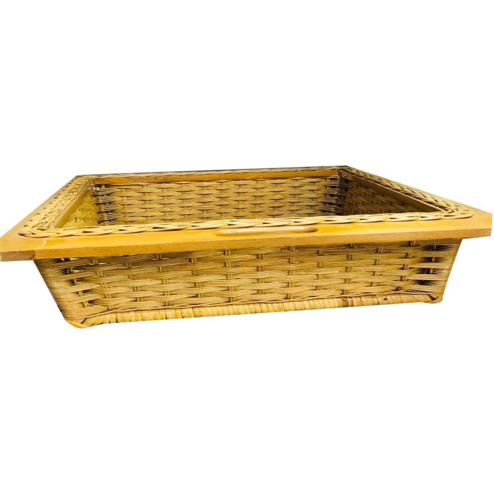 Brown Wicker Kitchen Basket, Size: 450 mm