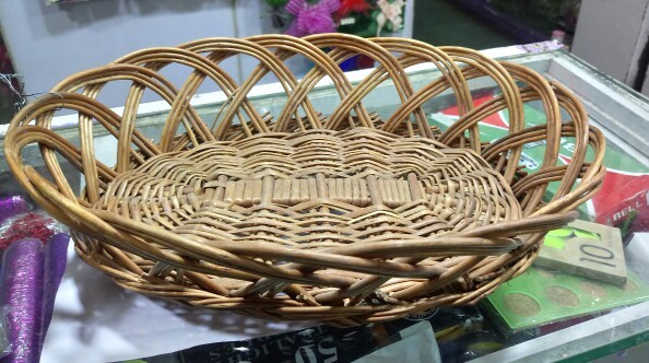 Brown Plastic Designed Wooden Baskets