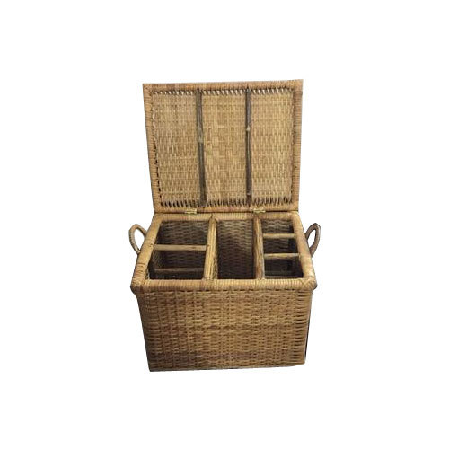 Brown Cane Wicker Basket, For Household