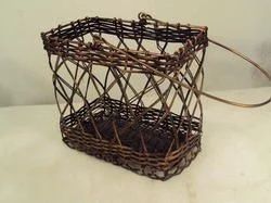 Iron Rectangular Handcrafted Basket, Size: 757