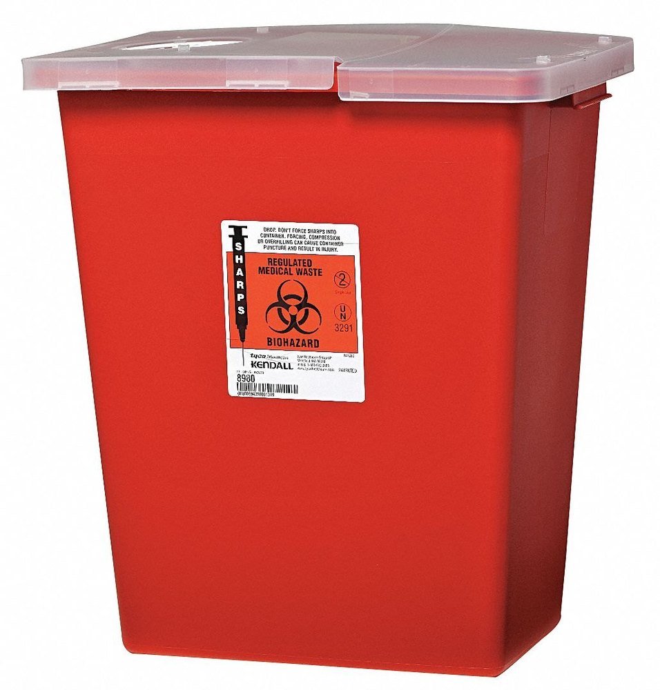 Red Sharps Containers