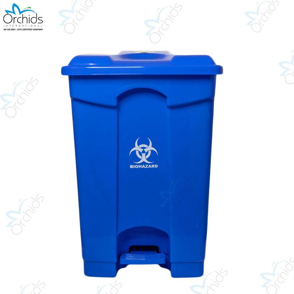 Orchids Bio Waste Dust Bin 60 Litres (Blue), Capacity: 31-60 Litre
