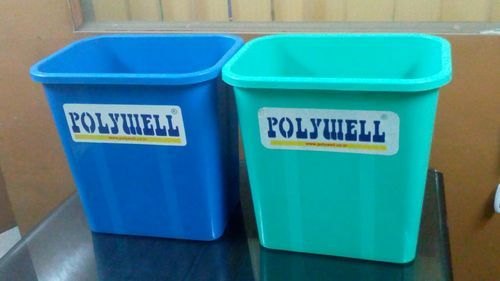 Open Top Plastic Rubbish Waste Bin