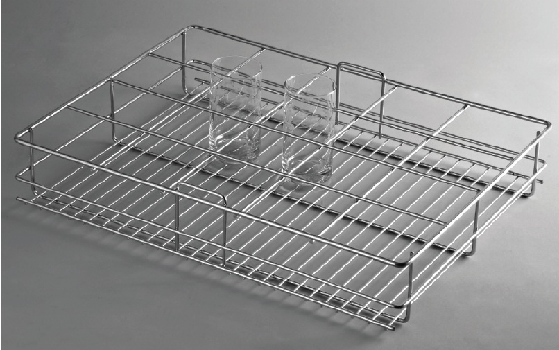 Slimline Modular Glass Basket for Hotel and Restaurant