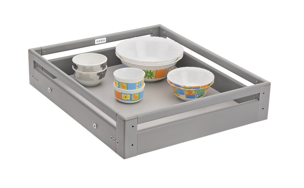 Rectangular MODULAR ALUMINIUM KITCHEN BASKET PLAIN 17X20X8