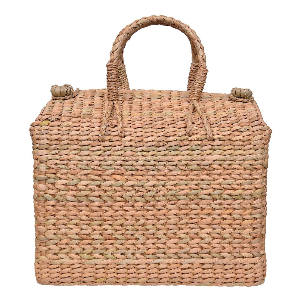 Sea Grass Brown Picnic Basket, For Home, Size/Dimension: 36 X 22 X 30cm