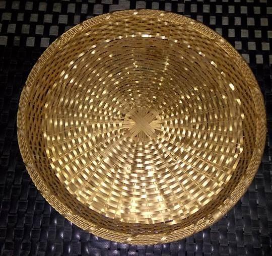 Aluminum Round Aluminium Packing Basket, Size: 10 Diameter, Golden