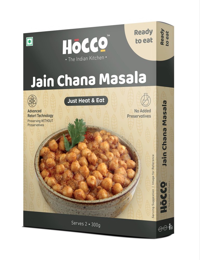 Jain Chana Masala Ready to Eat, 300g, Packaging Type: Packet