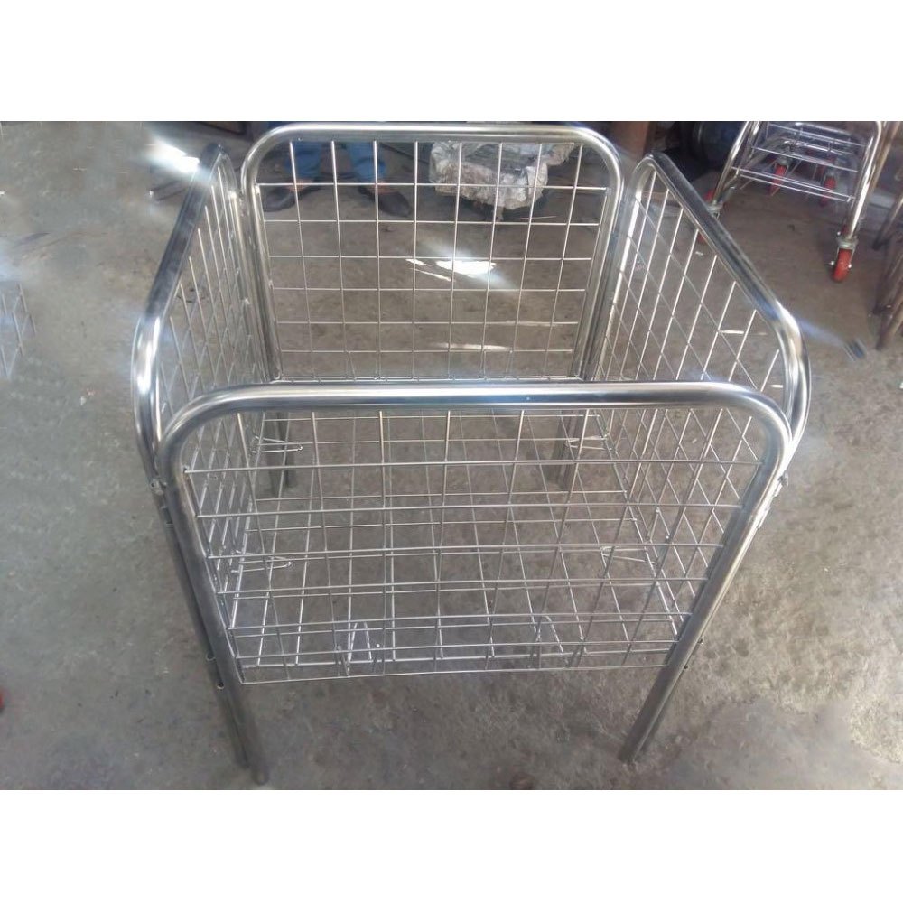 Polished Stainless Steel Dump Bin, For Supermarket, Height Feet: 2.5 Feet