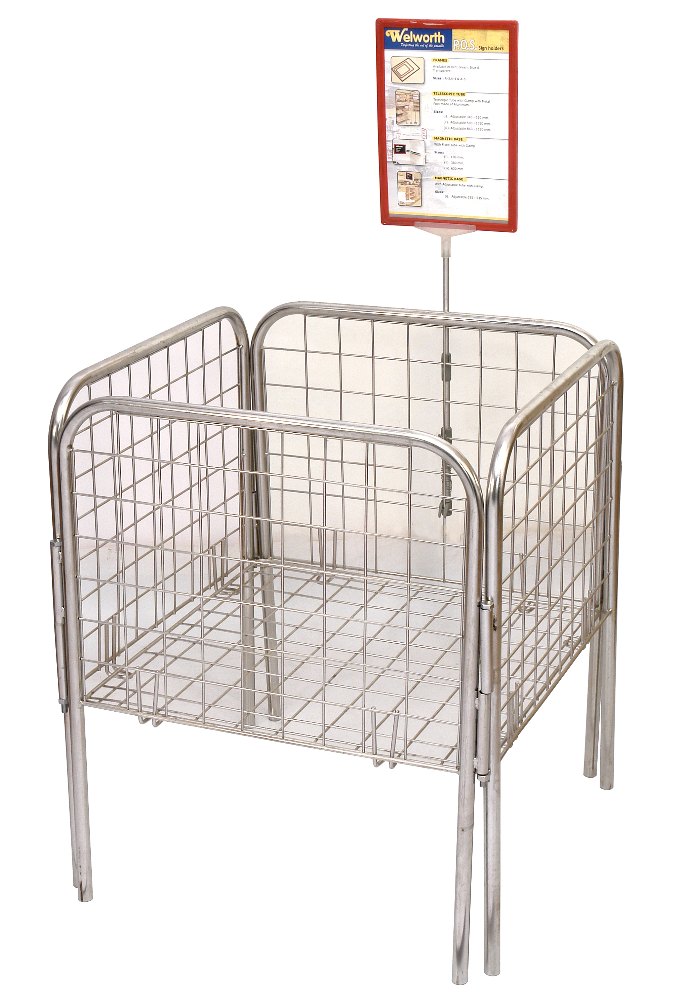 Stainless Steel Supermarket Dump Bin, Height Feet: 2Ft