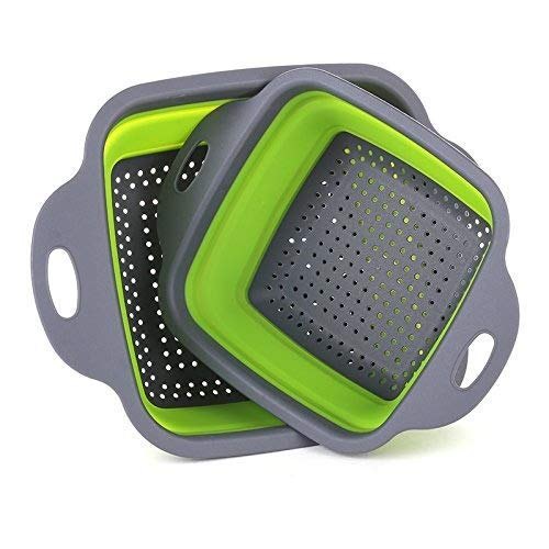 2 Pack Foldable Silicone Filter Baskets