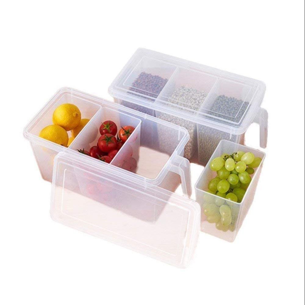 Fridge Organizer Basket With Handle