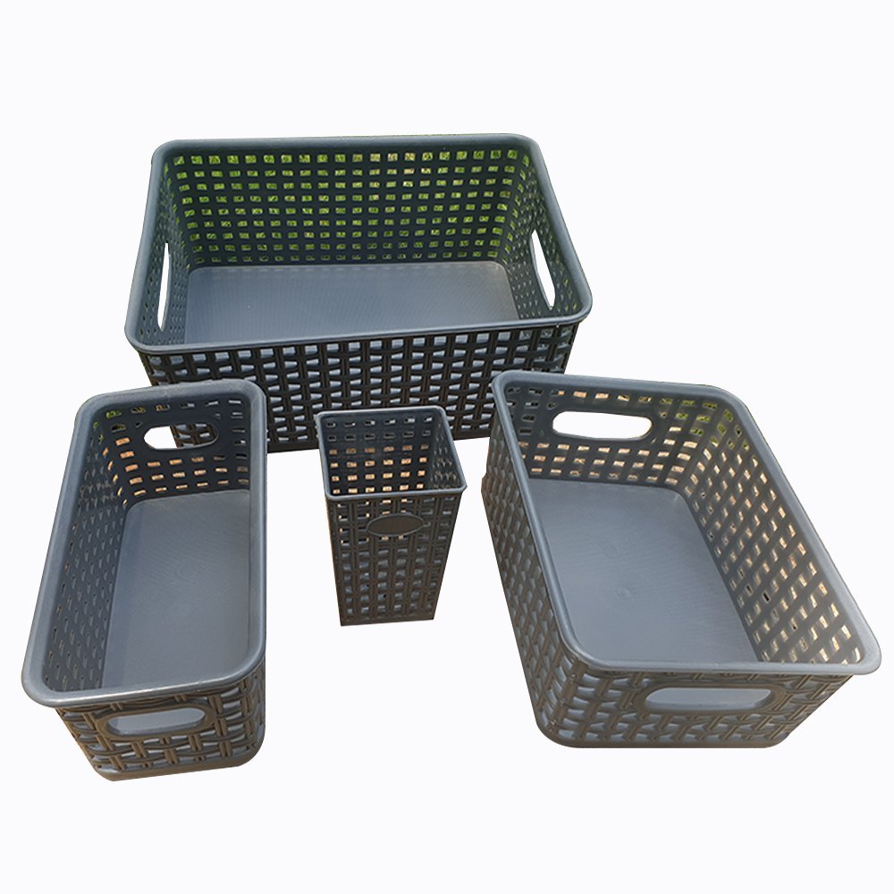 Brown Plastic Jaycee Multipurpose Premium Sturdy Organizer Basket Tray, For Home and Office, Size: Standard