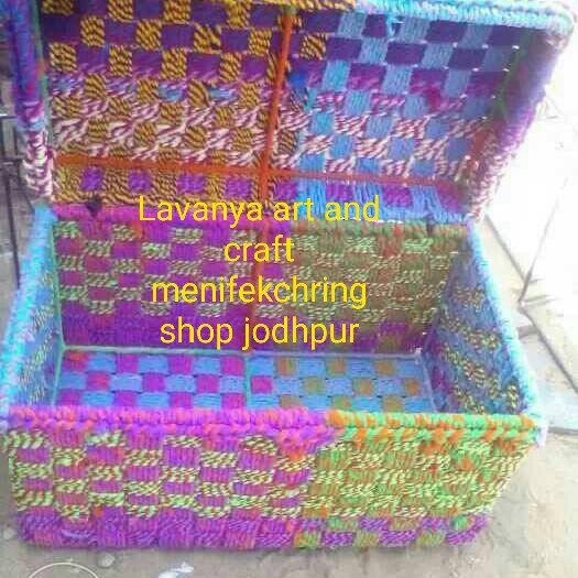 Check Multicolor Laundry Box, For Household