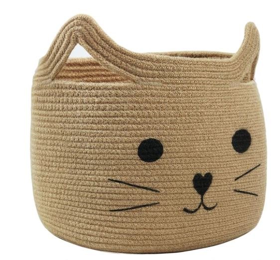 Brown Jute Basket Boxes, For Household, Size: 14x12 Inch