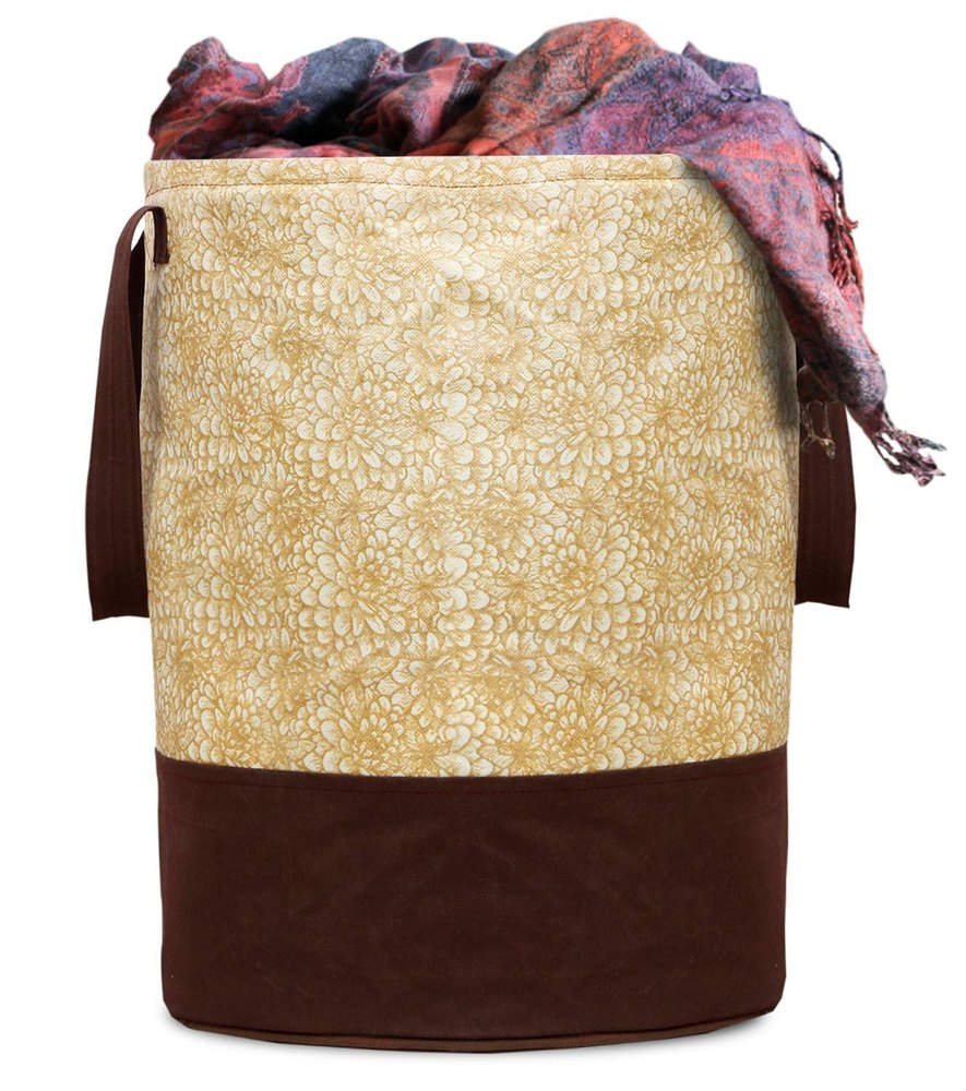 Brown Laundry Basket 45 Litre, Size: 14x18 Inches