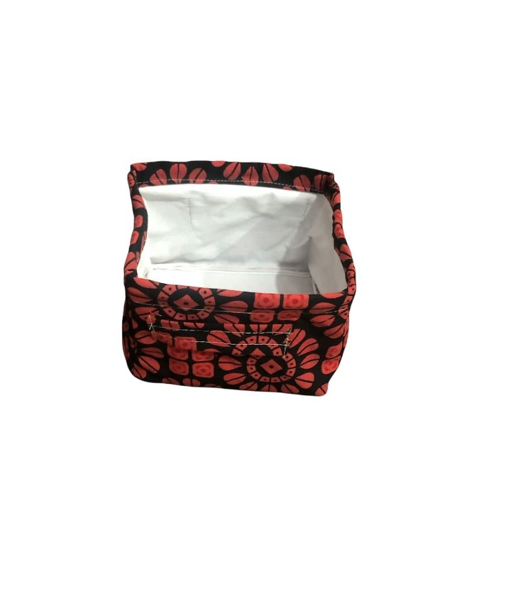 Multicolor cotton Toy Basket Square, For Household, Size: 17*14*12 cm