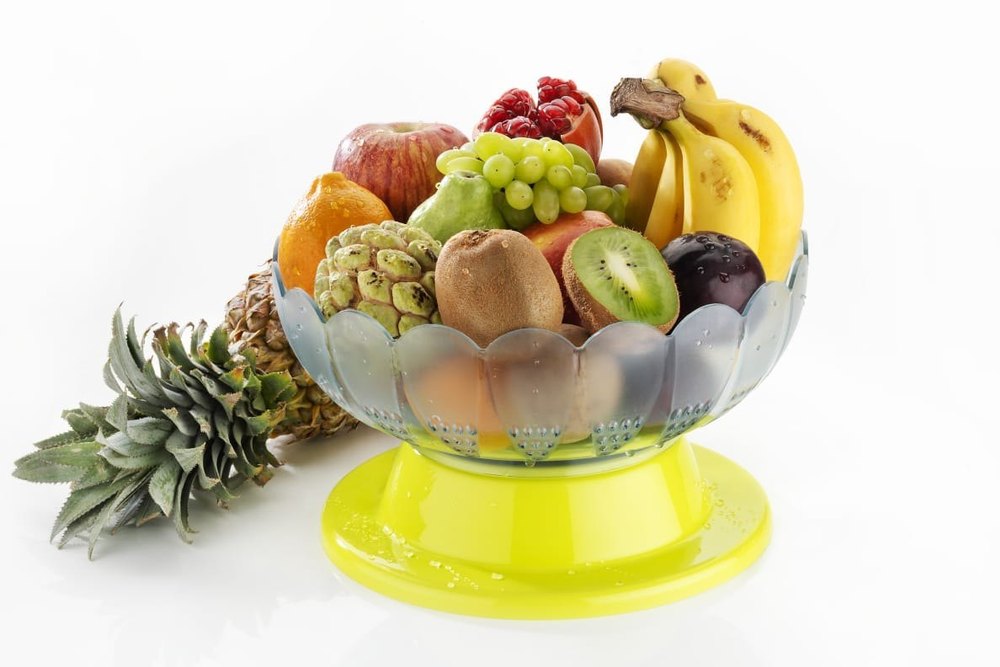 Plastic MULTY Ce-237 Fruit Basket 360d Rotate Transparent