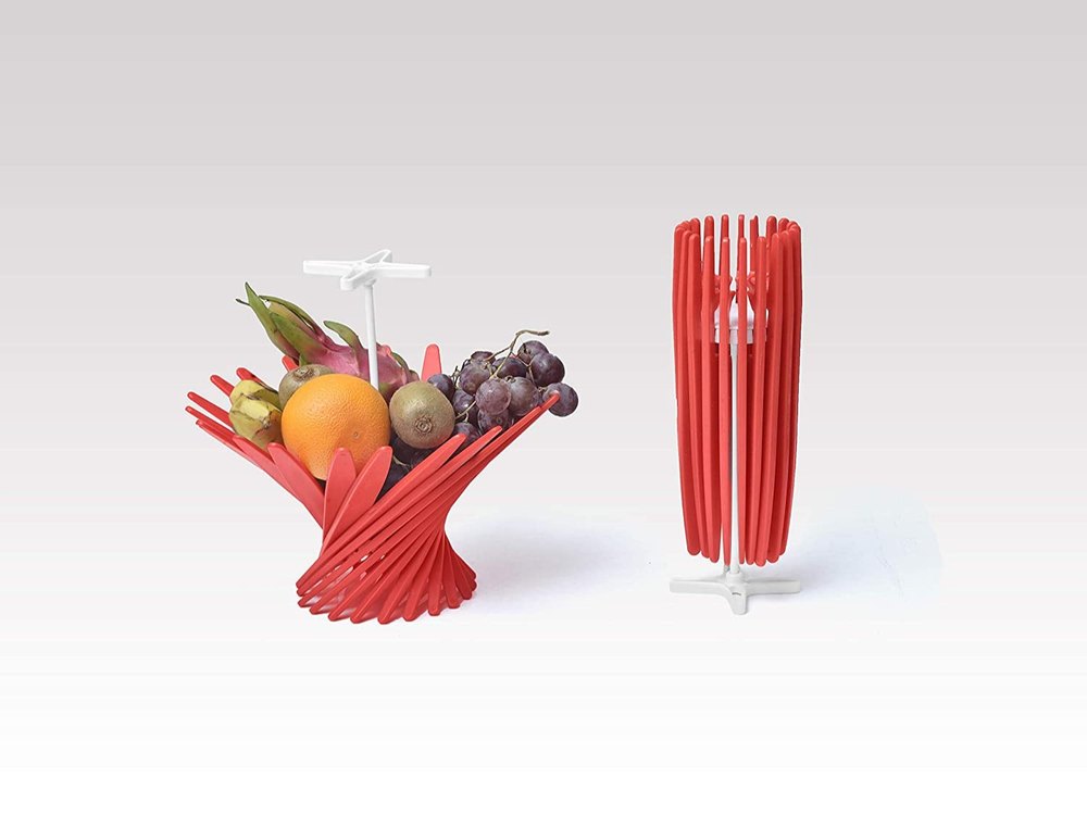 Foldable Fruit Vegetable Basket For Kitchen, Dining Table, Living Room, Party
