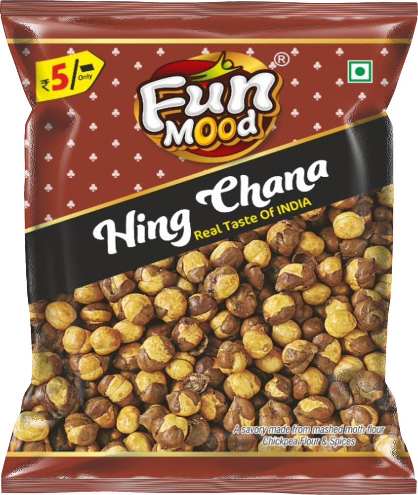 Roasted Hing Chana Namkeen, Packaging Size: 14 gms per piece