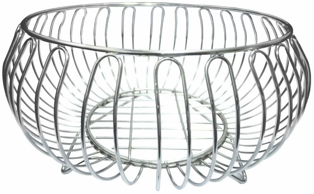 STAINLESS STEEL Silver Fruit basket, For HOME / RESTAURANT