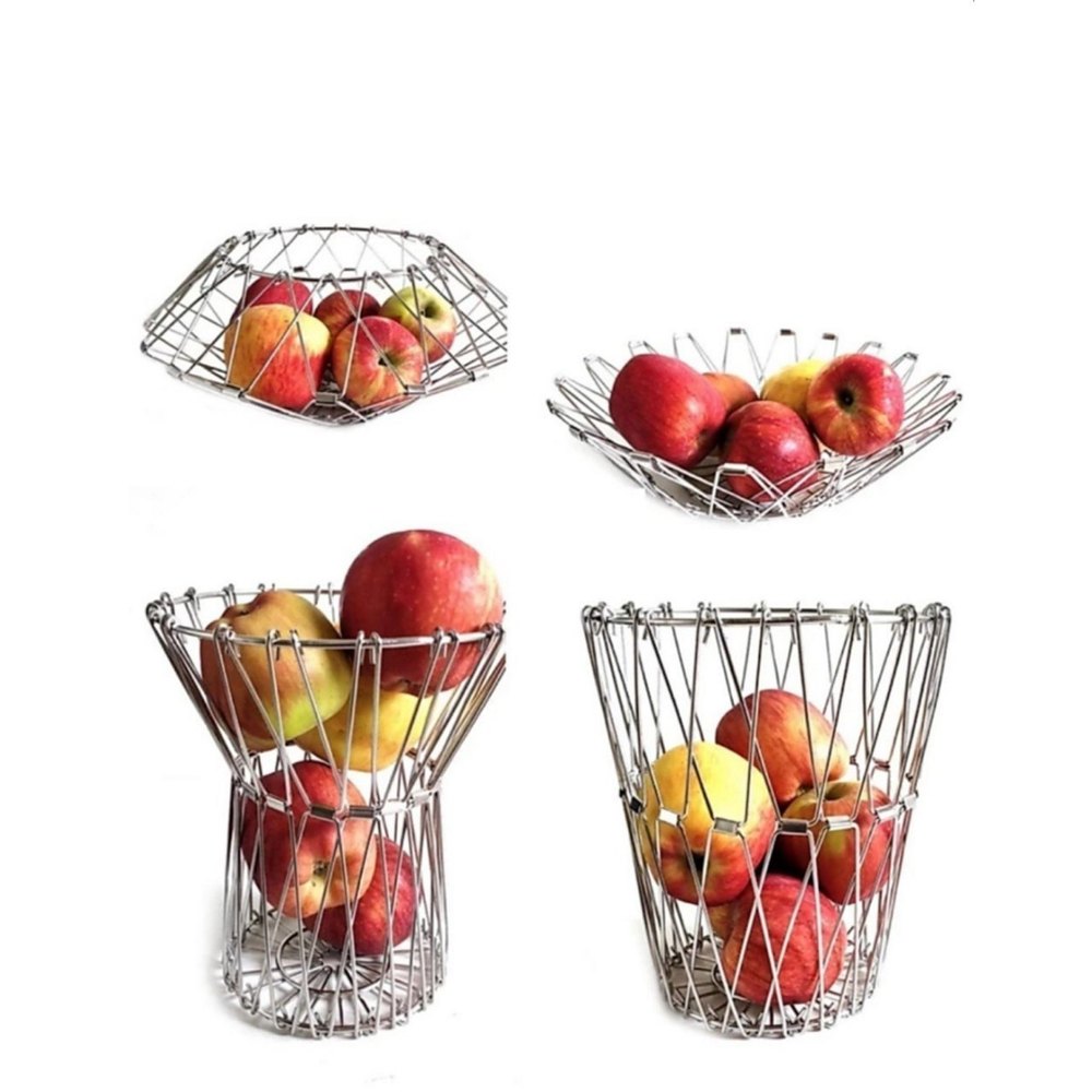 Stainless Steel Fruit Basket, For Hotel/Restaurant