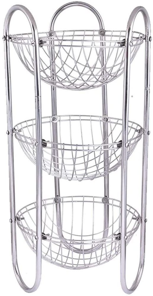 Stainless Steel SS Round Vegetable Basket, For Kitchen, Circular