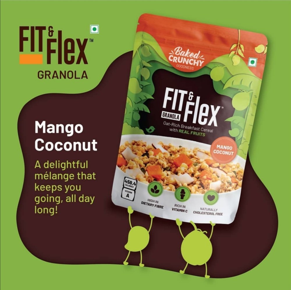 Hiruma Foods Oat - Rich Breakfast With Real Fruit (Mango Coconut)
