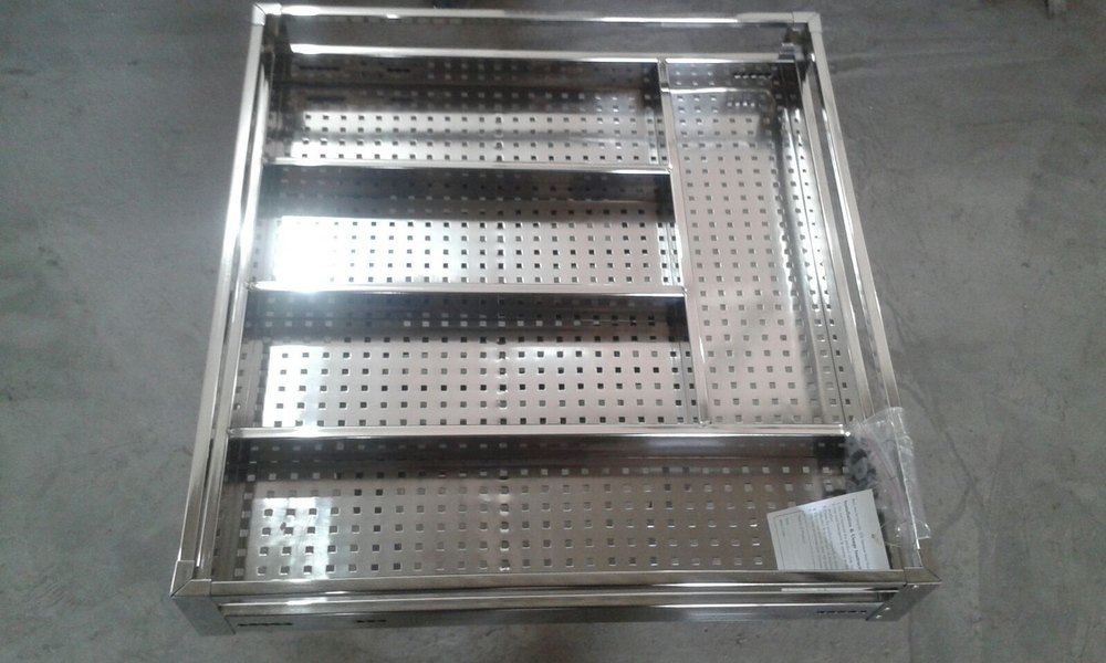 SS Sheet Cutlery Basket