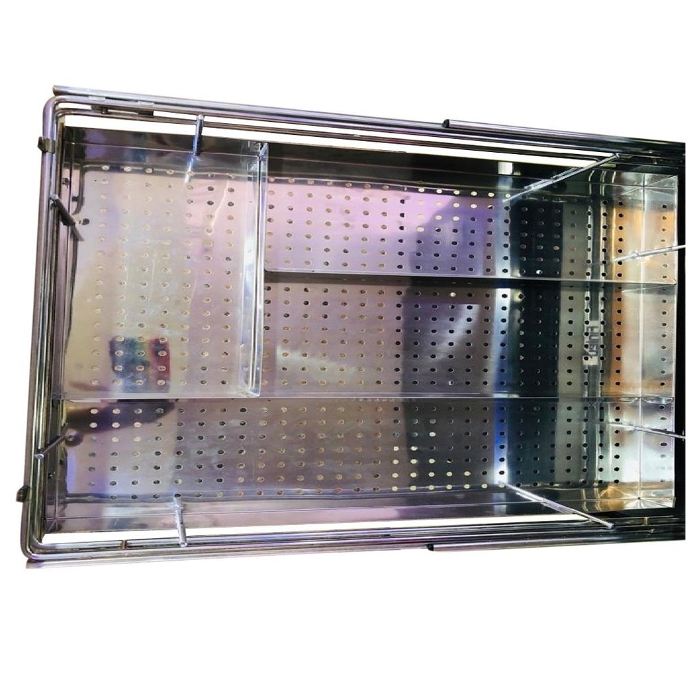 Stainless Steel Cutlery Basket, For Kitchen, Size: 17 X 20 X 8 Inch