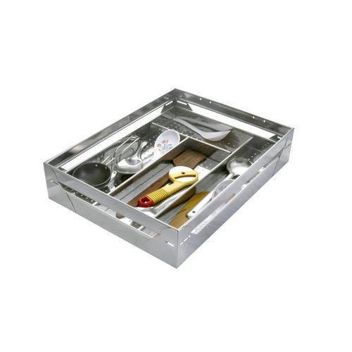 Stainless Steel SS Perforated Cutlery Basket