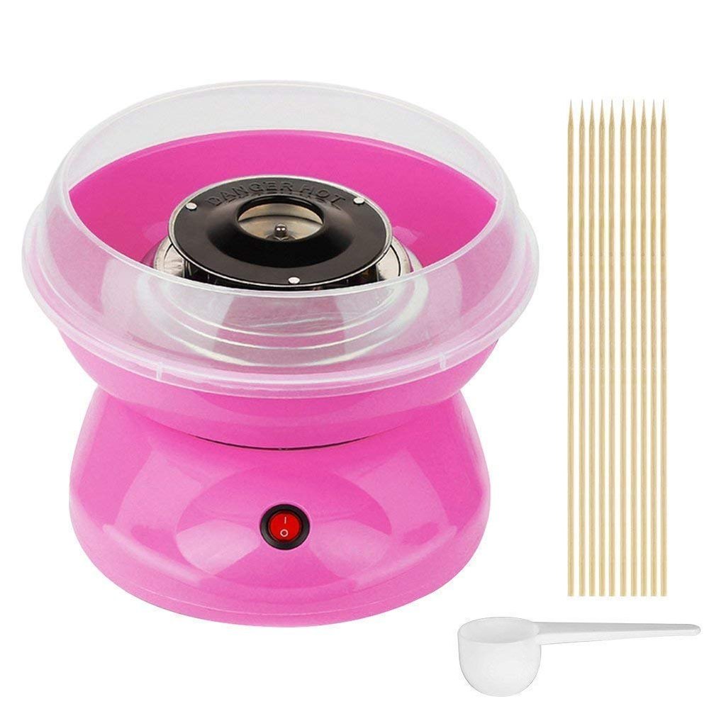 Cotton Candy Maker Machine Electric Sugar Floss Homemade Hard & Sugar Free Candy