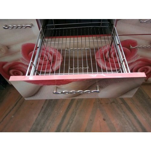 Silver Stainless Steel SS Multi Pull Out Basket, Size: 15 X 4 X 20 Inch