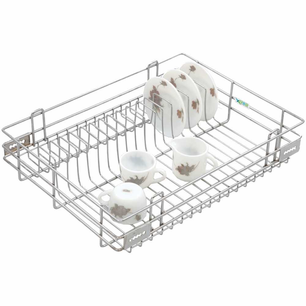Xcross Silver Stainless Steel Cup Saucer Basket, For Home