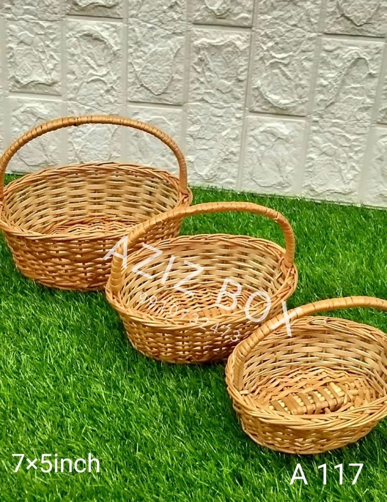 Willow Wicker Fruit Basket, Size/Dimension: 7 X 5