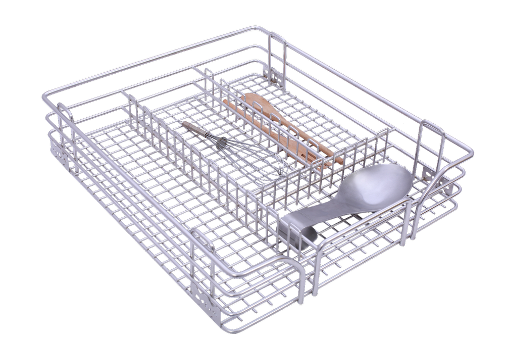 Stainless Steel Mesh Cutlery Basket (8mm), For Kitchen, Rectangular