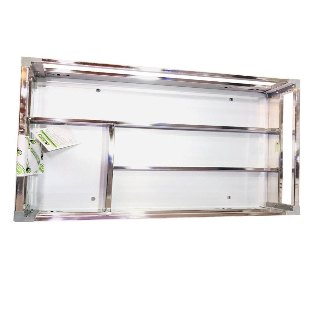Silver ACP Sheet Stainless Steel Cutlery Basket, For Kitchen, Size: 17 X 20 X 4 Inch