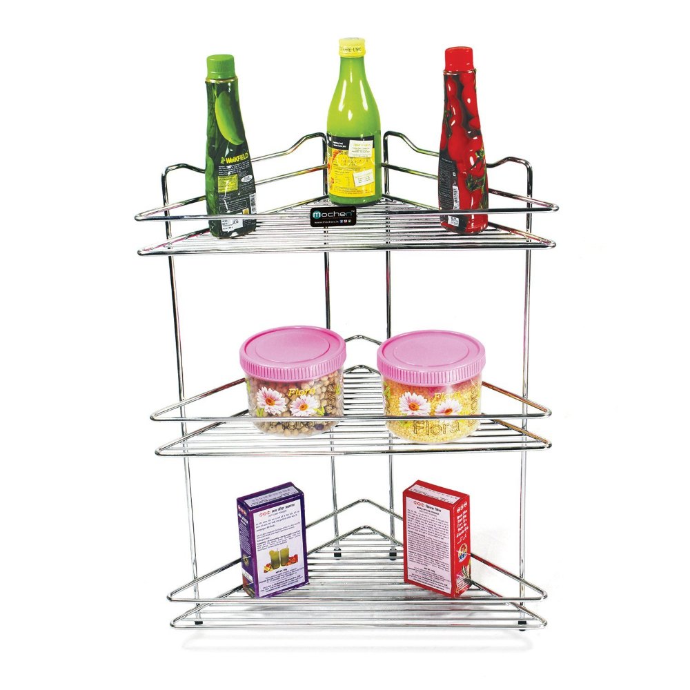 Kitchen Triple Corner Basket