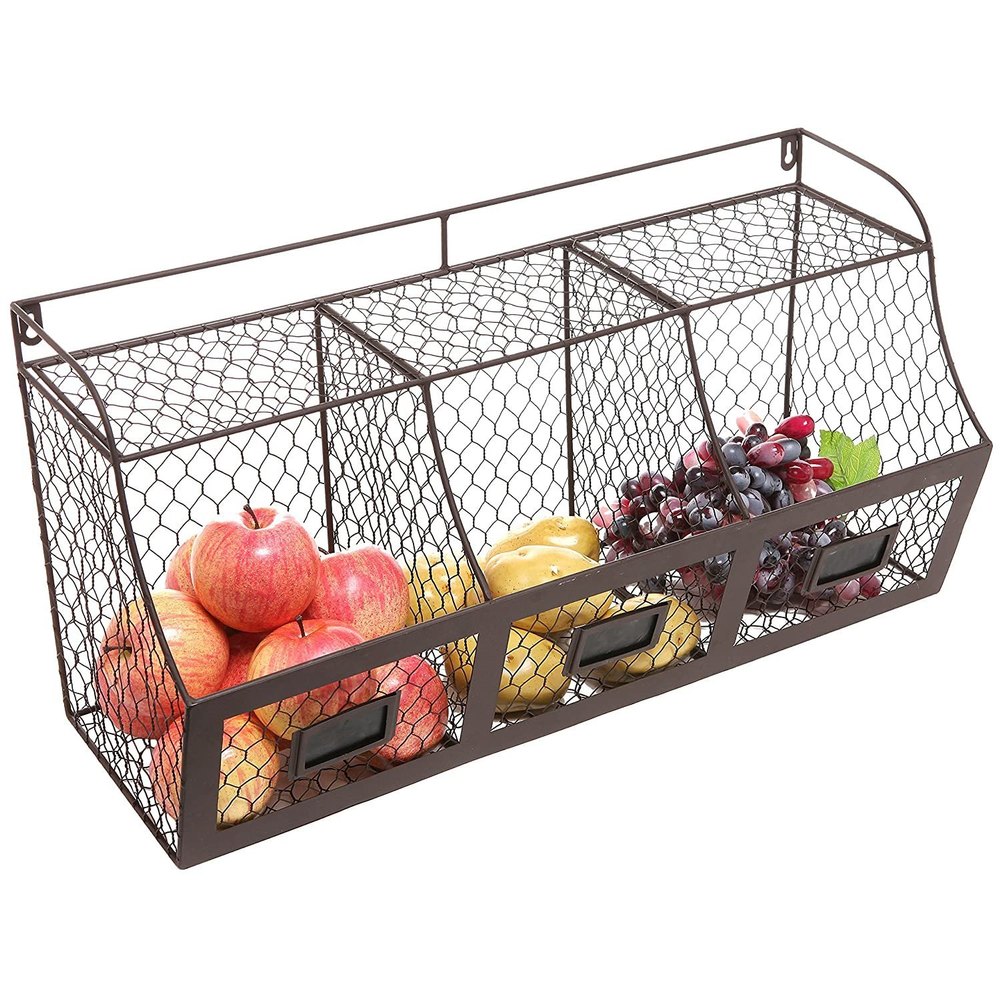 MS Hanging Fruit Basket, For Hotel/Restaurant