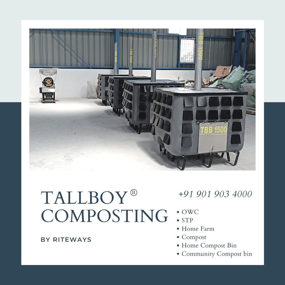 Grey Open Top Compost Bin, For Home, Size: 2ft Dia X 3ft Height