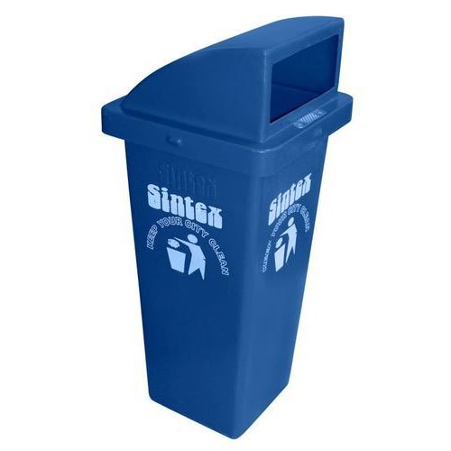 Blue Sintex PVC Dustbin, Capacity: 20-50 Liters