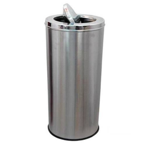 Stainless Steel SS Swing Bin, Size: 12 X 24 Inch (dia X H), Capacity: 25 Litre
