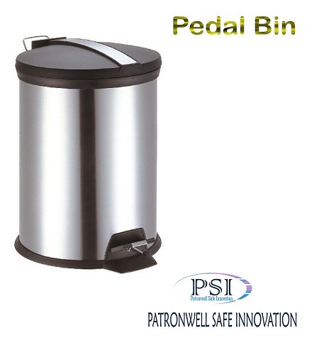 Stainless Steel Pedal Bin 5 Ltr, For Household