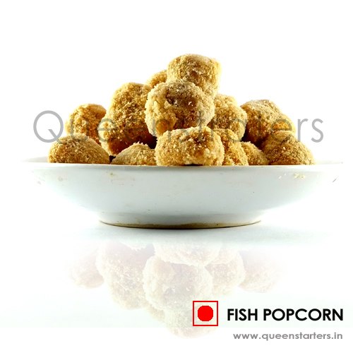 Queen Starters Continental Fish Popcorn, Packaging Size: 4, Packaging Type: Box